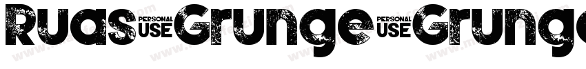 Ruas Grunge Grunge字体转换